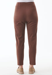 Stretch Twill Pants in TENCEL™ Lyocell & Organic Cotton in Brown - Ecomarket.com