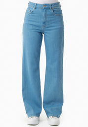Straight-Cut Jeans in Organic Cotton light wash - Ecomarket.com