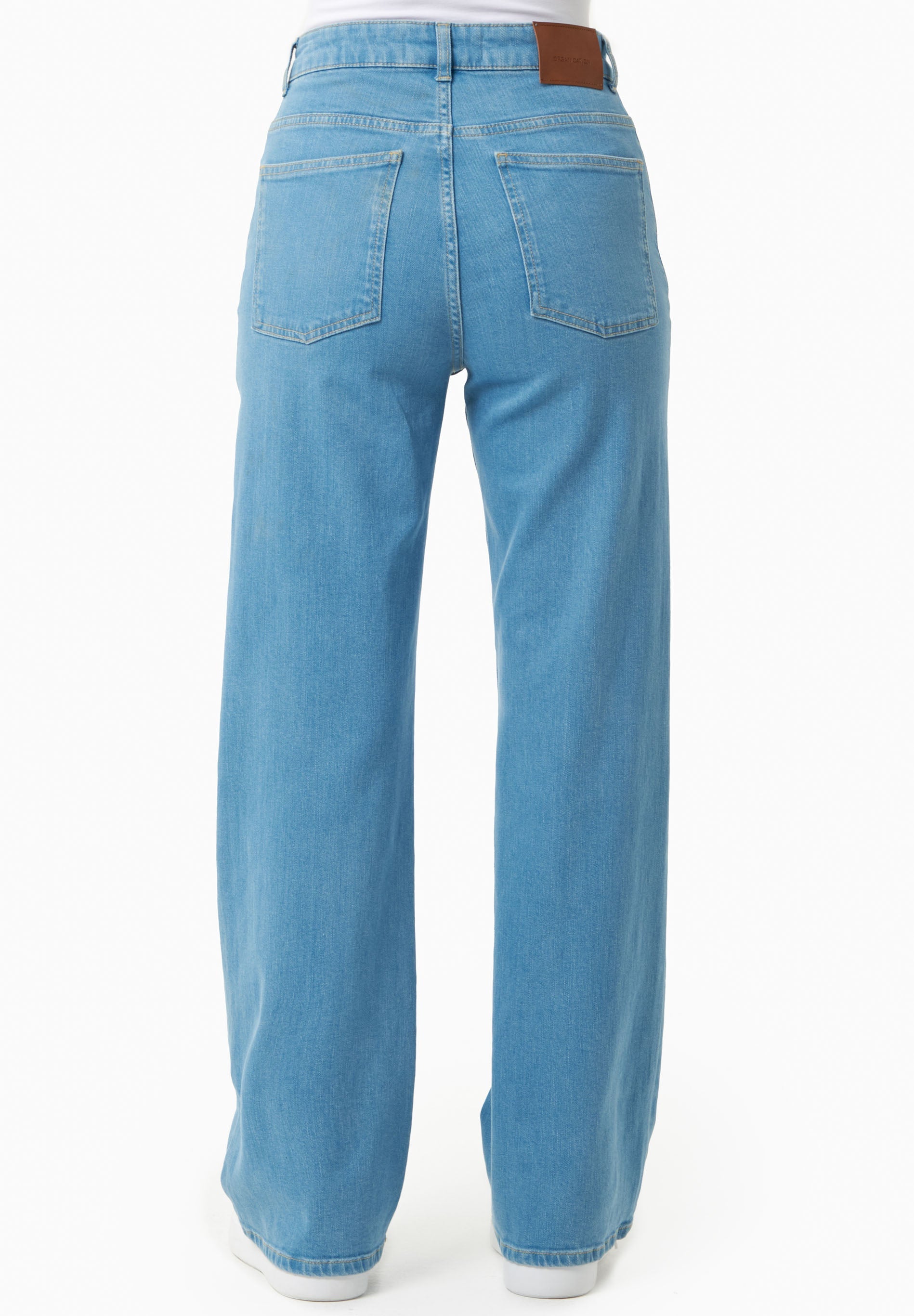 Straight-Cut Jeans in Organic Cotton light wash - Ecomarket.com