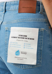 Straight-Cut Jeans in Organic Cotton light wash - Ecomarket.com