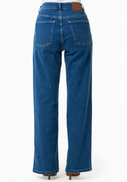 Straight-Cut Jeans in Organic Cotton medium wash - Ecomarket.com