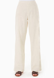 Organic Cotton & Linen Striped Trousers - Ecomarket.com