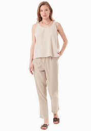 Sustainable Trousers in LENZING™ ECOVERO™ Linen & Organic Cotton - Ecomarket.com