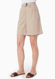 Tailored Shorts in LENZING™ ECOVERO™, Linen & Organic Cotton - Ecomarket.com