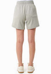 Sweat Shorts in TENCEL™ Modal & Organic Cotton in green moss - Ecomarket.com