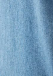 Denim Blouse in Organic Cotton light wash - Ecomarket.com