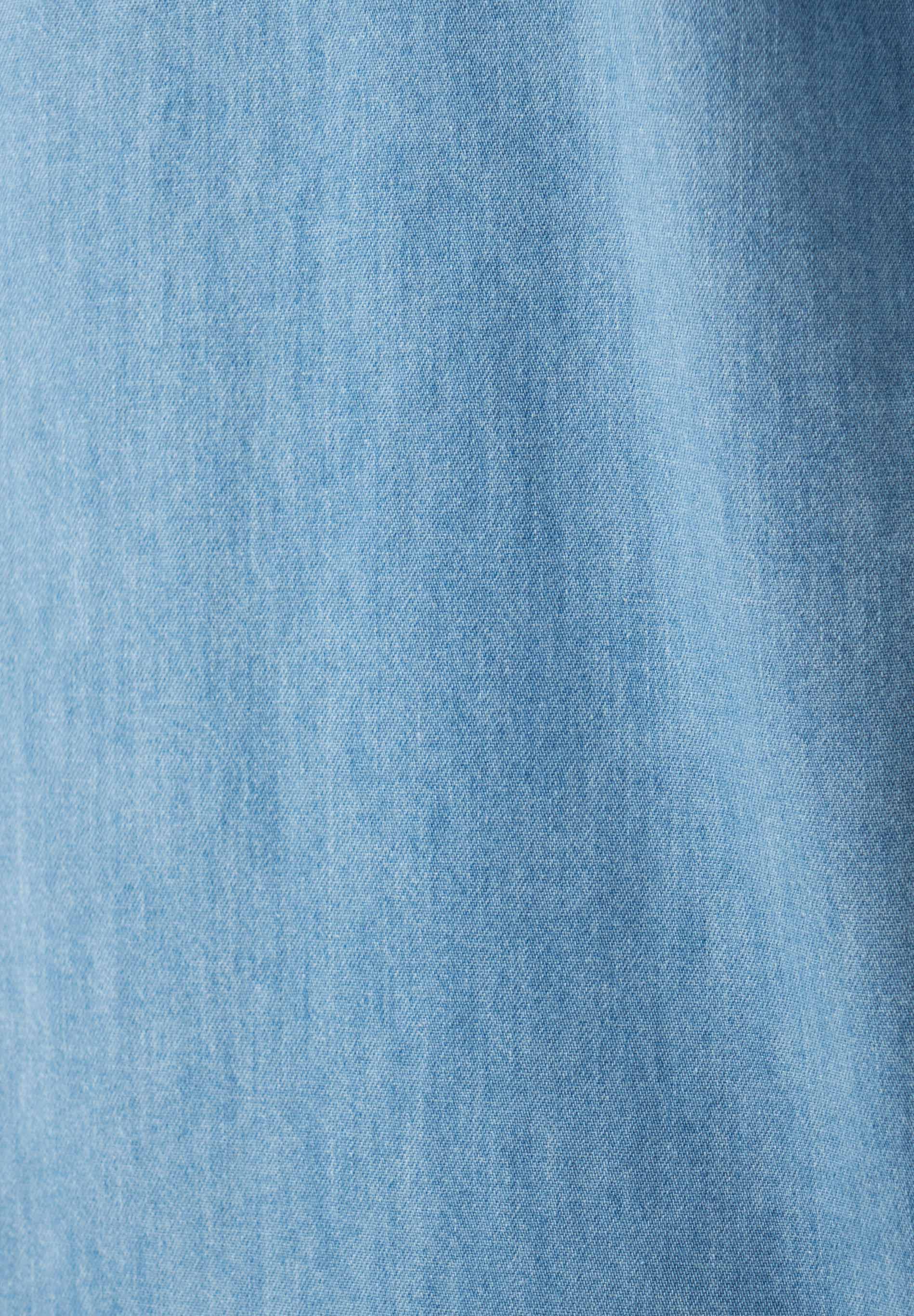Denim Blouse in Organic Cotton light wash - Ecomarket.com