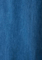 Denim Blouse in Organic Cotton medium wash - Ecomarket.com