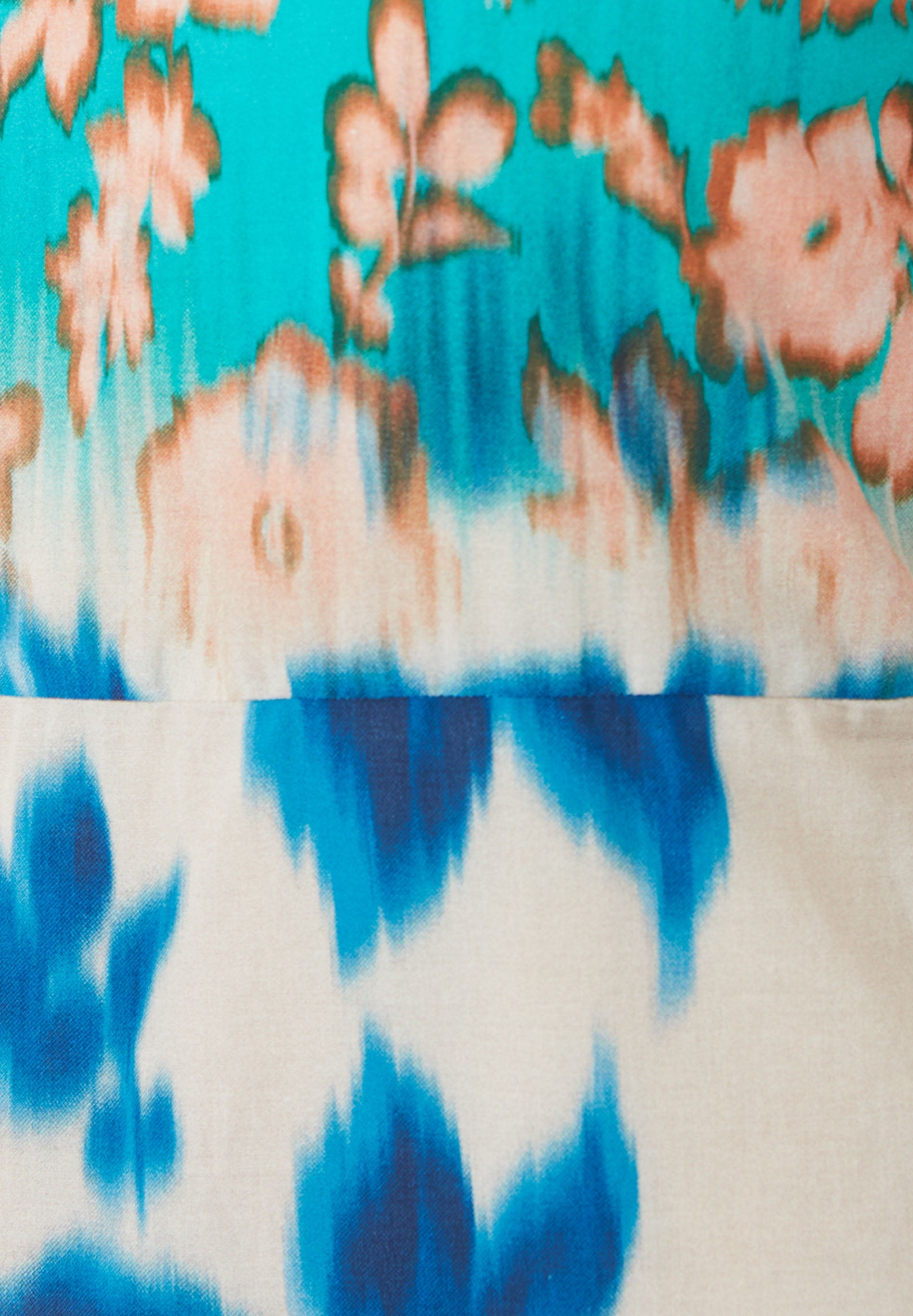 Organic cotton voile dress with floral pattern - Ecomarket.com