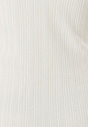 Jacquard Rib Dress in Organic Cotton off white - Ecomarket.com