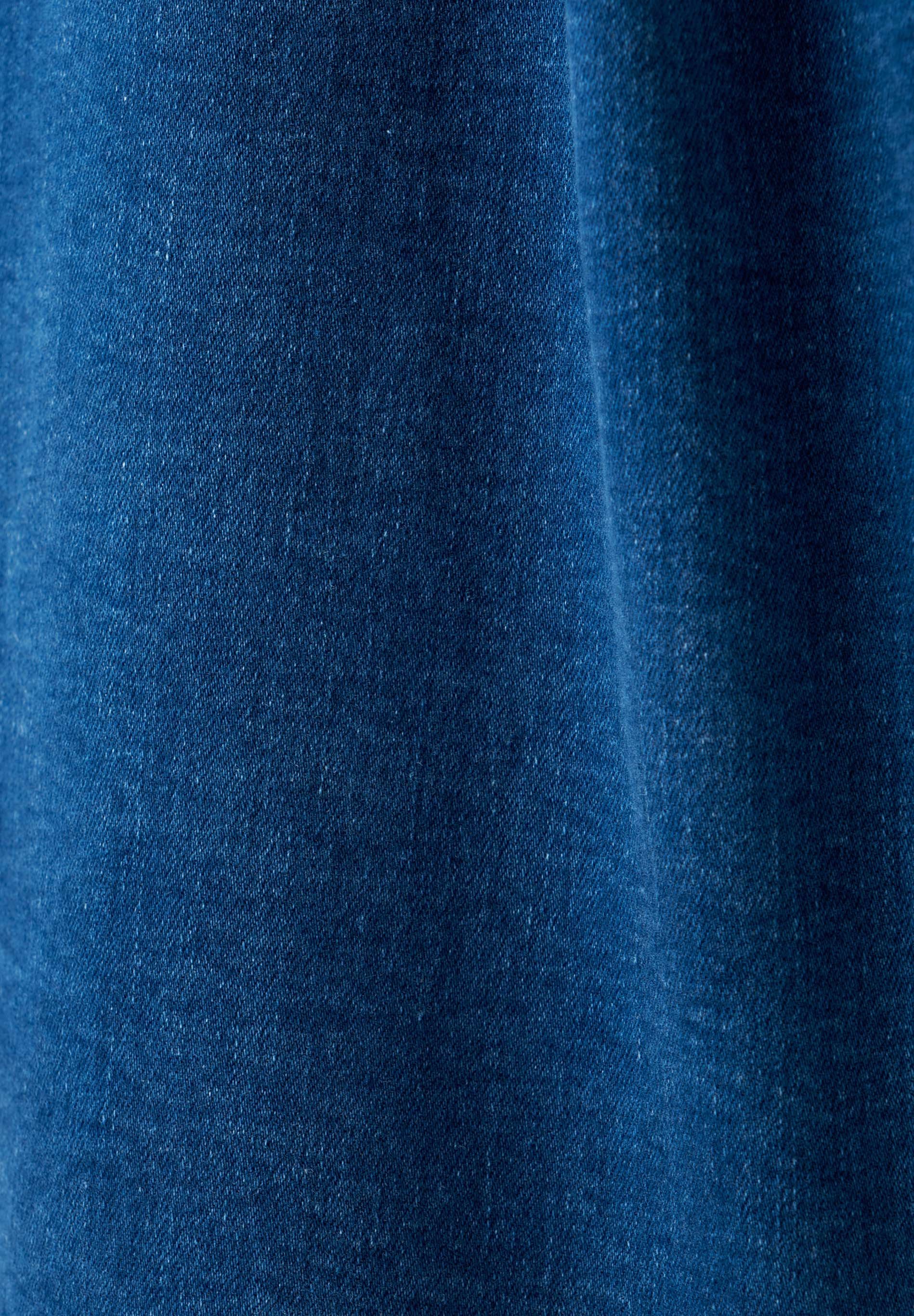 Denim Jacket in Organic Cotton with Low-Impact Medium Wash - Ecomarket.com