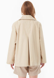 Trench Coat in Organic Cotton Twill - Ecomarket.com