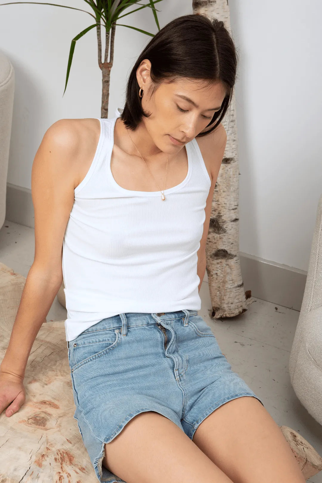 Organic Cotton Scoop Neck Tank Top - Ecomarket.com