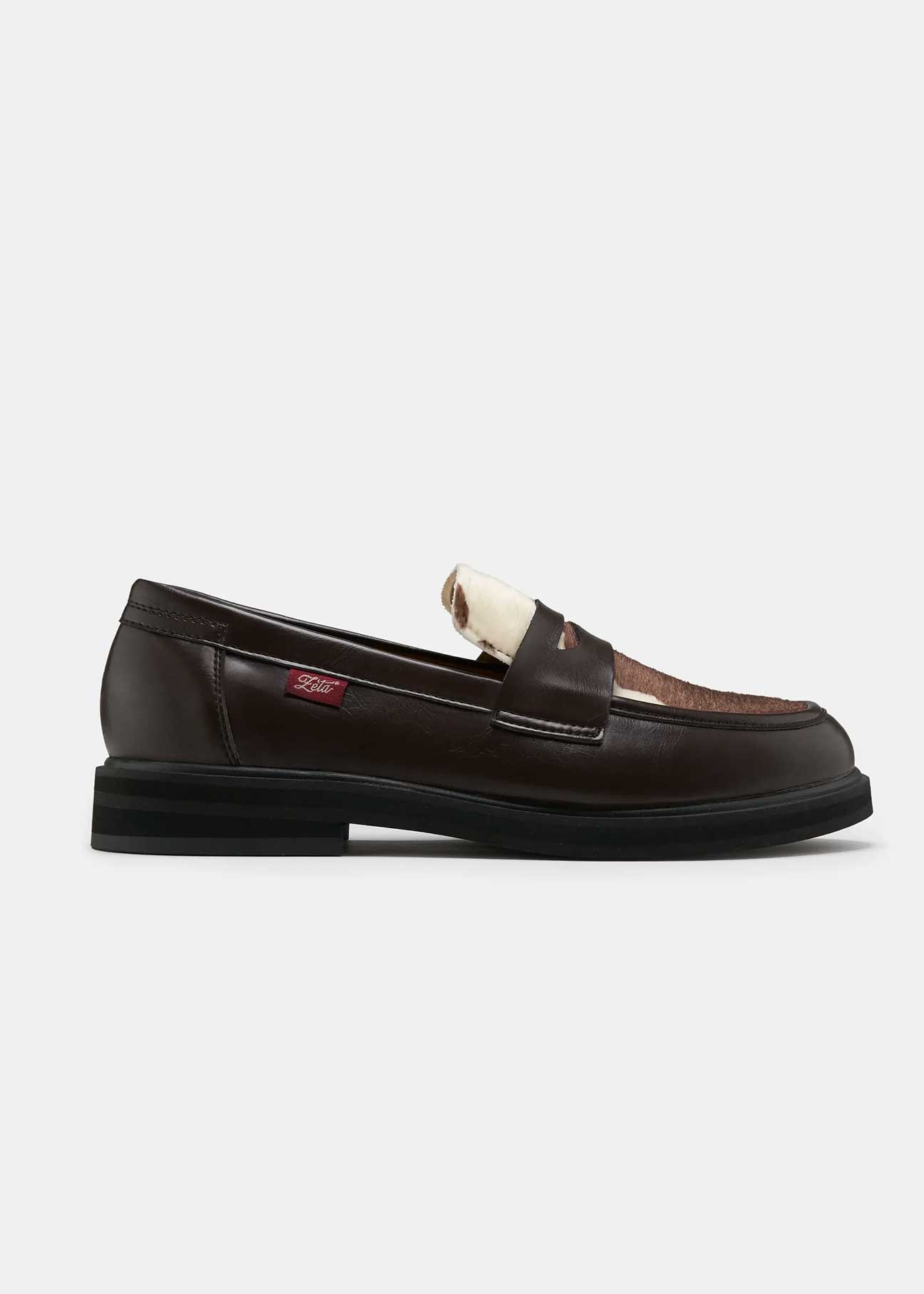 Cow Print Vegan Loafers | ZETA Douro | ecomarket – Ecomarket.com