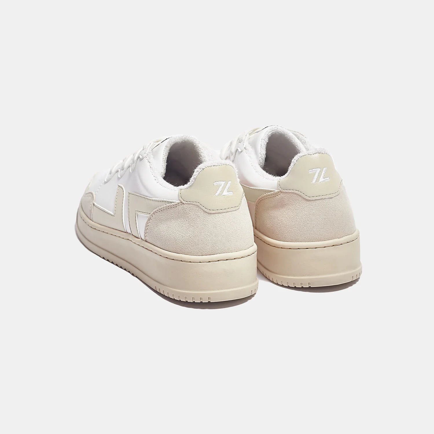 Beta-Series B1 Handmade Vegan Sneakers in Beige - Ecomarket.com