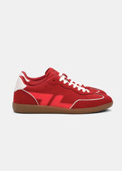 Delta-Series Handmade Vegan Sneakers in Grenat - Ecomarket.com