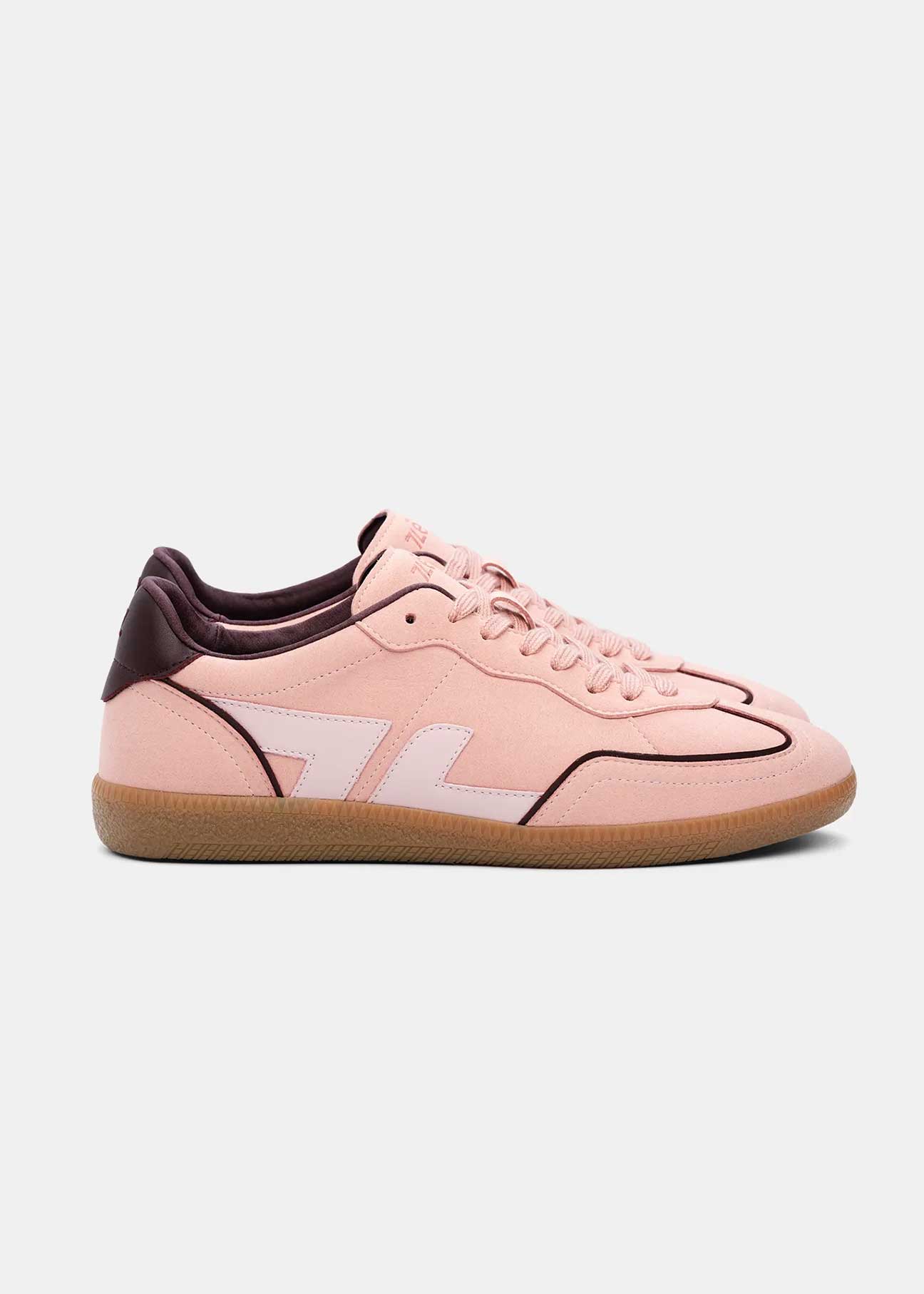 Delta-Series Handmade Vegan Sneakers in Rose - Ecomarket.com