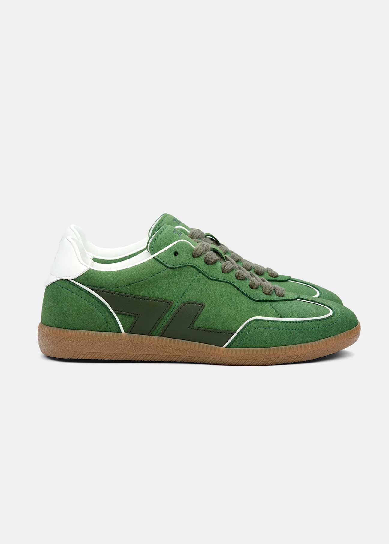Delta-Series Handmade Vegan Sneakers in Vert - Ecomarket.com