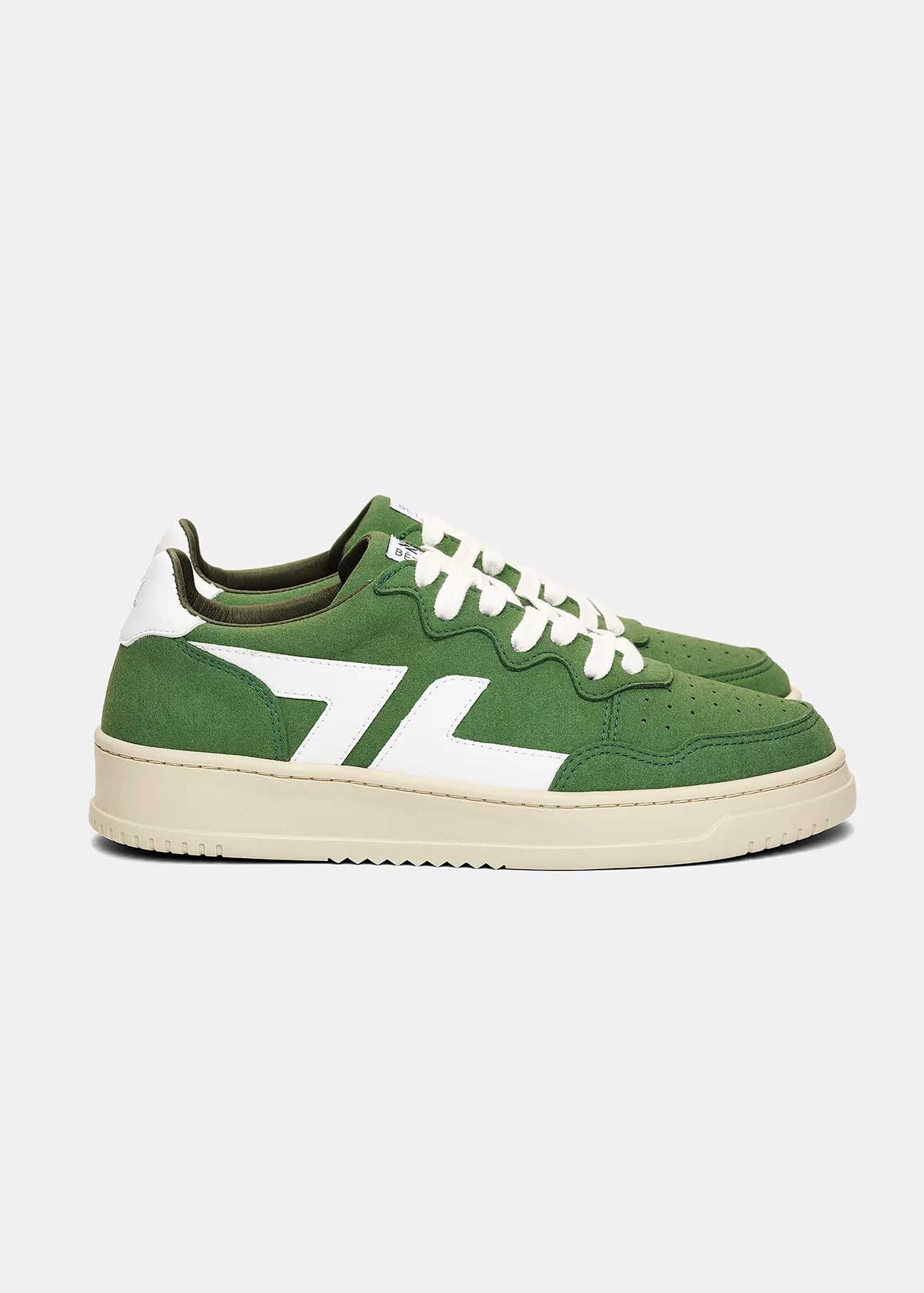 Beta-Series B3 Handmade Vegan Sneakers in Vert - Ecomarket.com