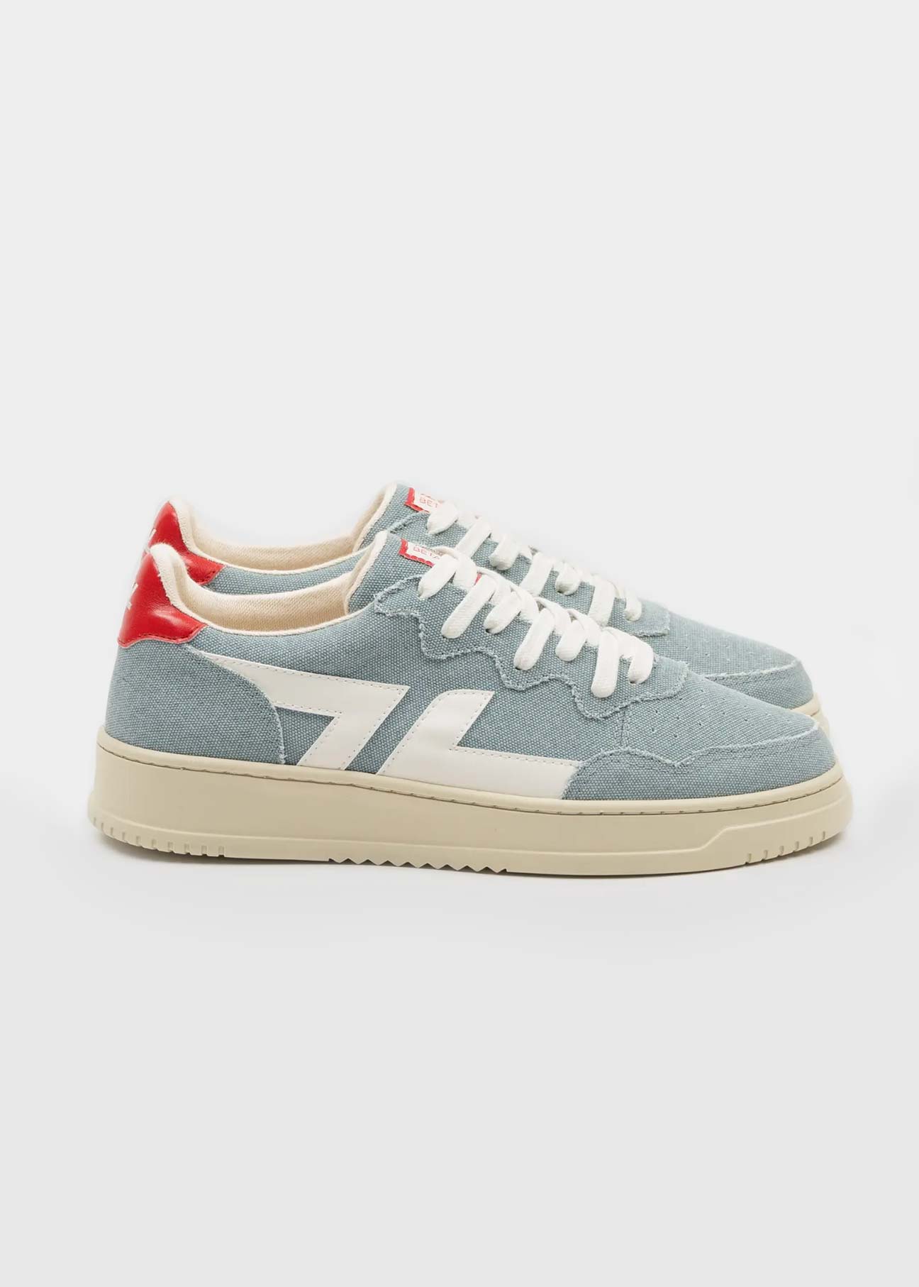 Beta-Series B4 Handmade Vegan Sneakers in Azulino - Ecomarket.com