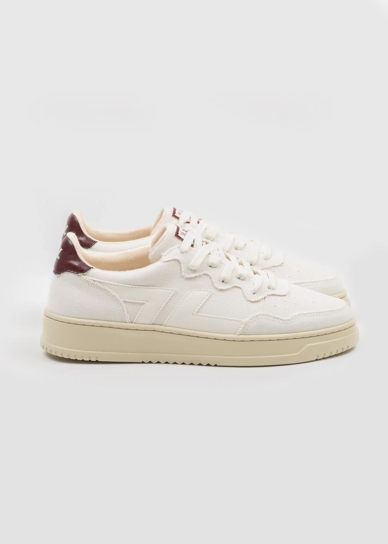 Beta-Series B4 Handmade Vegan Sneakers in Blanco - Ecomarket.com