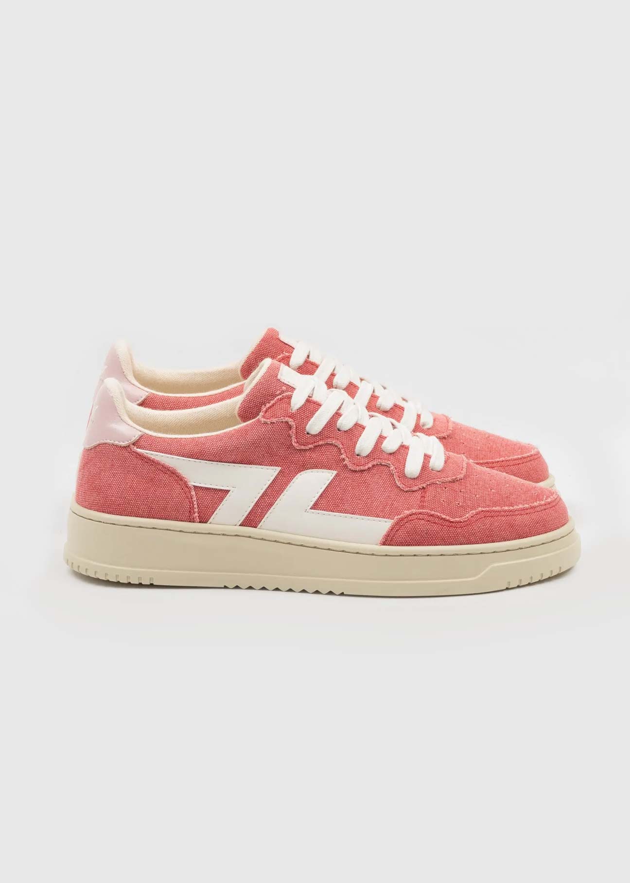 Beta-Series B4 Handmade Vegan Sneakers in Rosso - Ecomarket.com