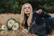 AUDREY BAG – Corn Leather in Black Croco - Ecomarket.com