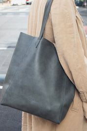 Lite - Grey Vegan shoulder bag - Ecomarket.com