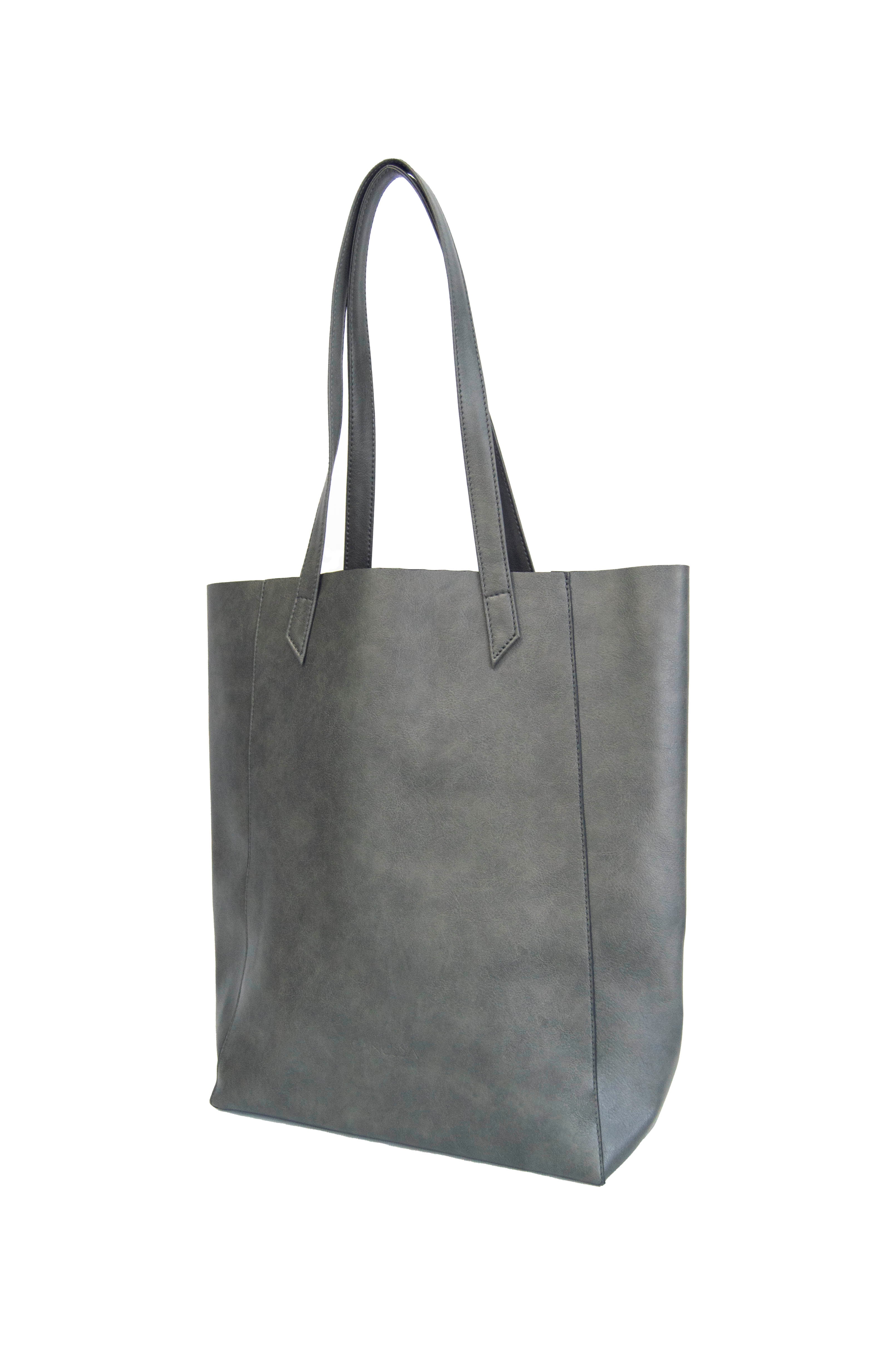 Lite - Grey Vegan shoulder bag - Ecomarket.com