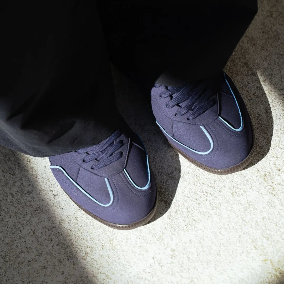 Delta-Series Handmade Vegan Sneakers in Marino - Ecomarket.com