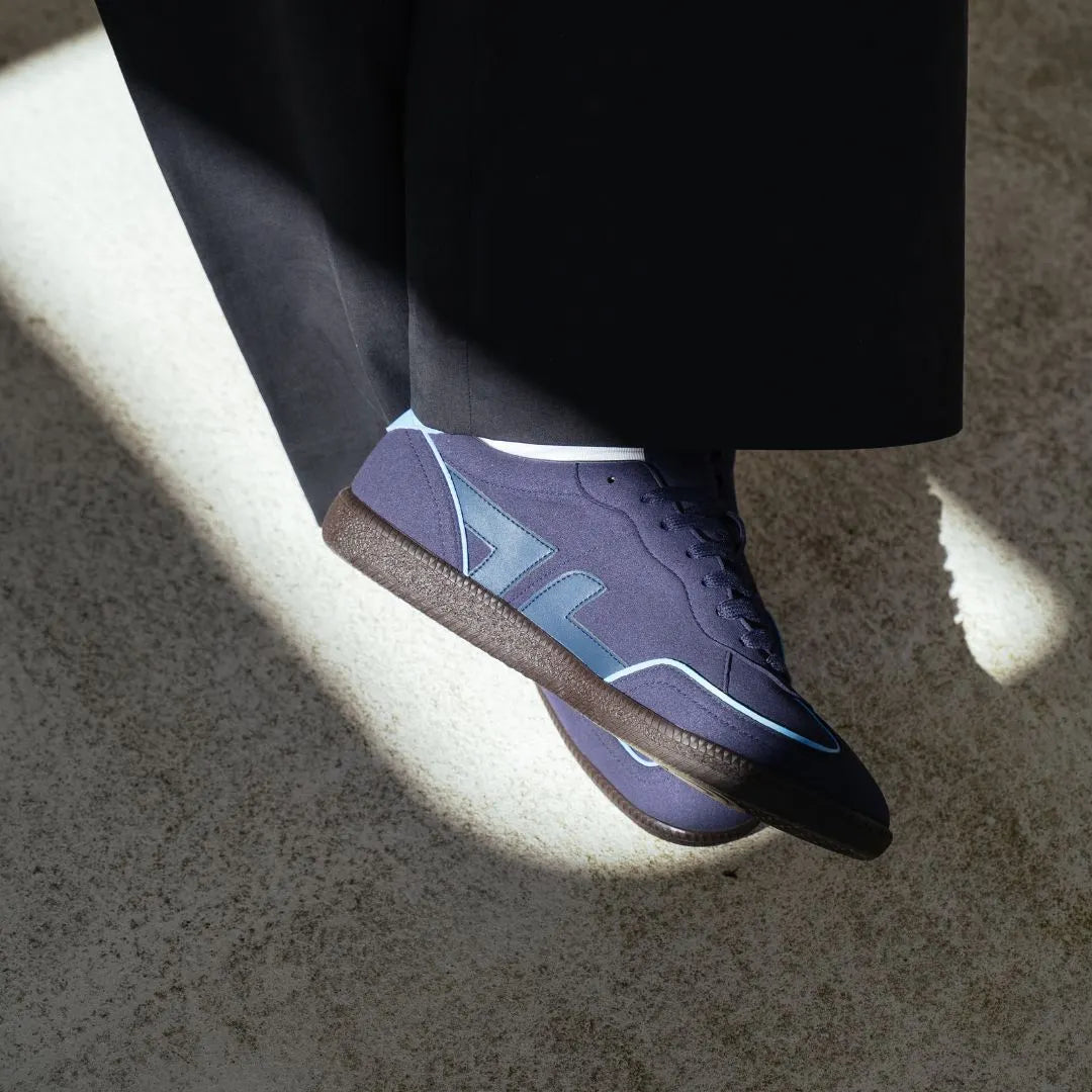 Delta-Series Handmade Vegan Sneakers in Marino - Ecomarket.com