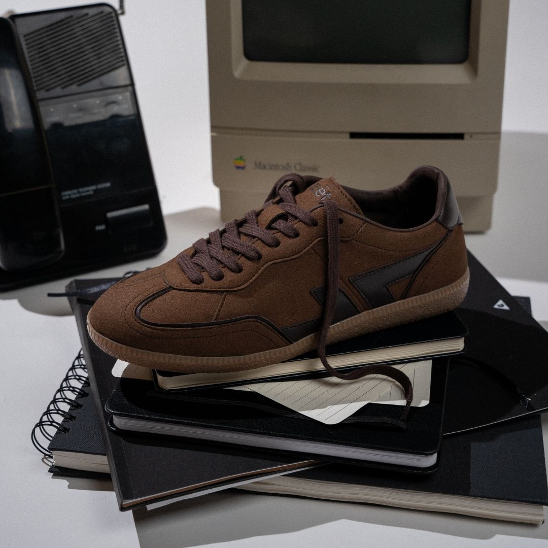 Delta-Series Handmade Vegan Sneakers in Almonde - Ecomarket.com