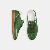 Delta-Series Handmade Vegan Sneakers in Vert - Ecomarket.com
