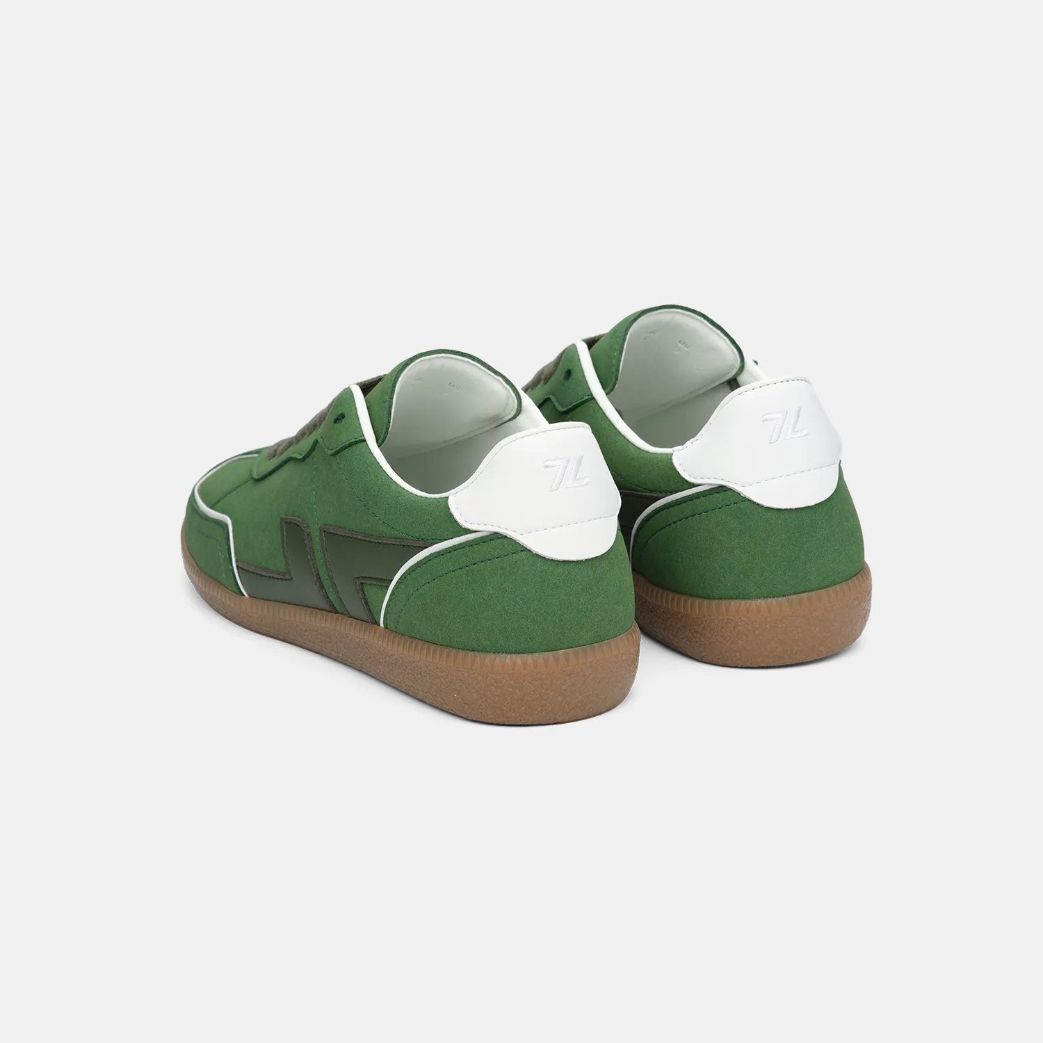 Delta-Series Handmade Vegan Sneakers in Vert - Ecomarket.com