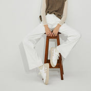Beta-Series B1 Handmade Vegan Sneakers in Beige - Ecomarket.com