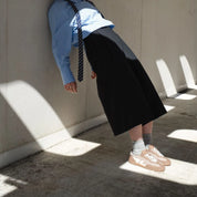 Delta-Series Handmade Vegan Sneakers in Moka - Ecomarket.com