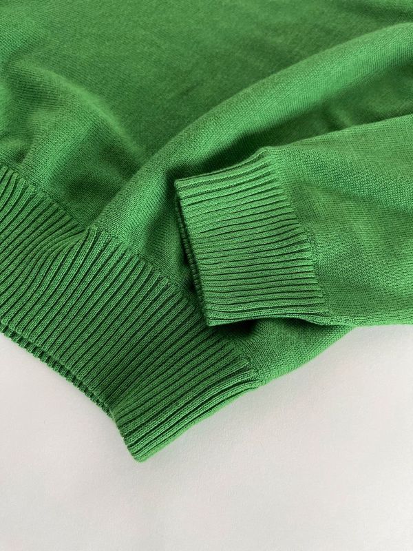 CLOVER - Cotton Tencel Sweater - Jungle Green - Ecomarket.com