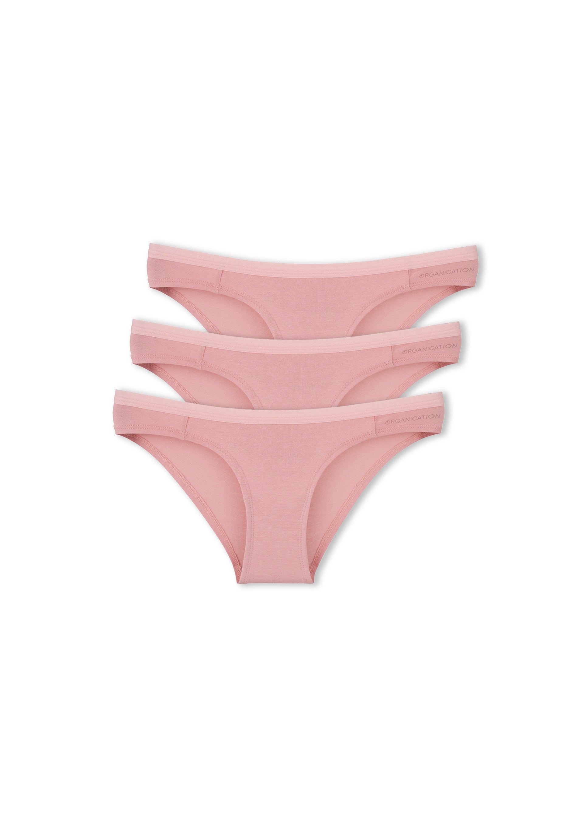 KAMILLA | Organic Cotton & TENCEL™ Modal Hipster Briefs, 3-Pack (pink) - Ecomarket.com