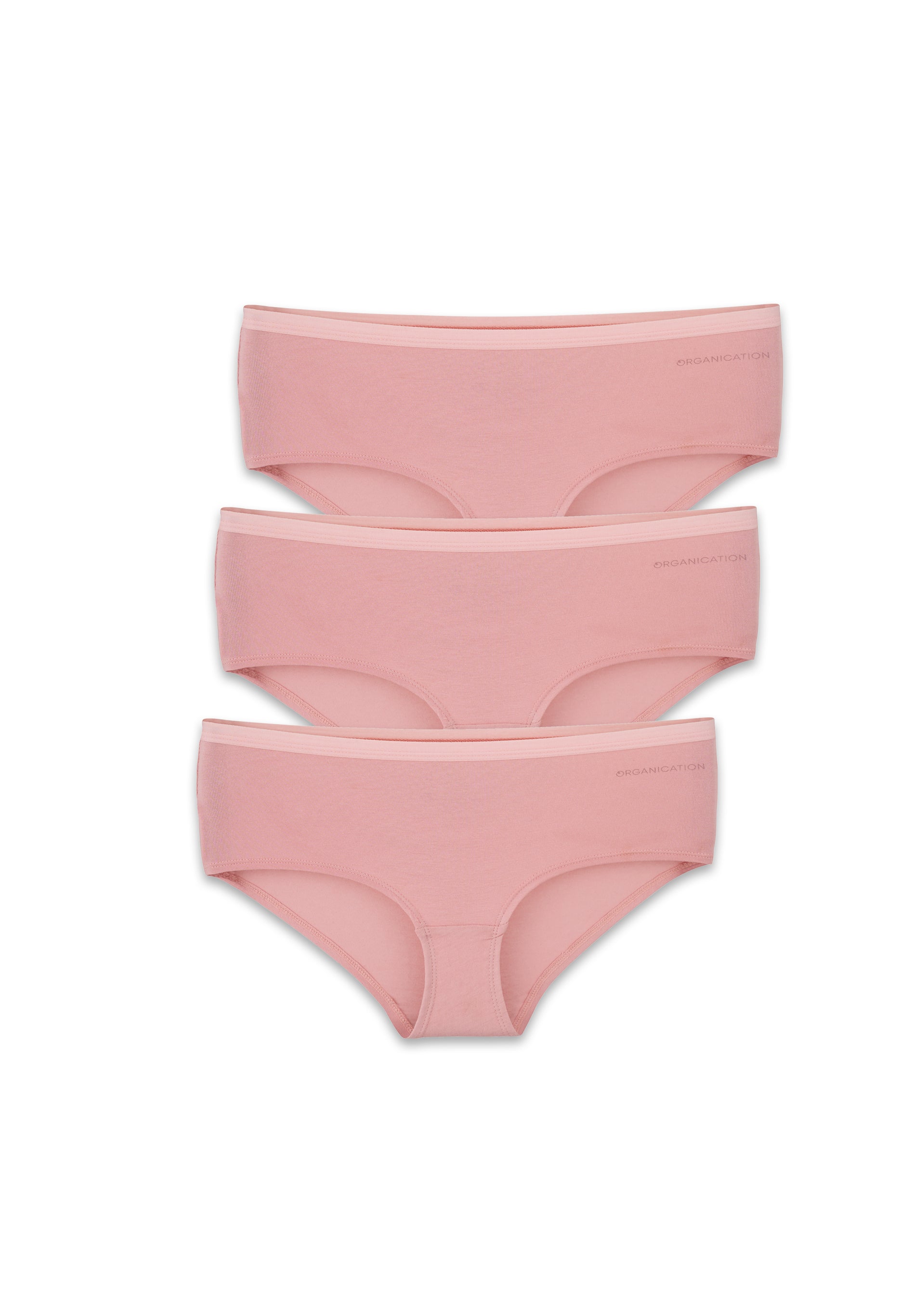KARINNA | Organic Cotton & TENCEL™ Modal Hipster Briefs, 3-Pack (pink) - Ecomarket.com