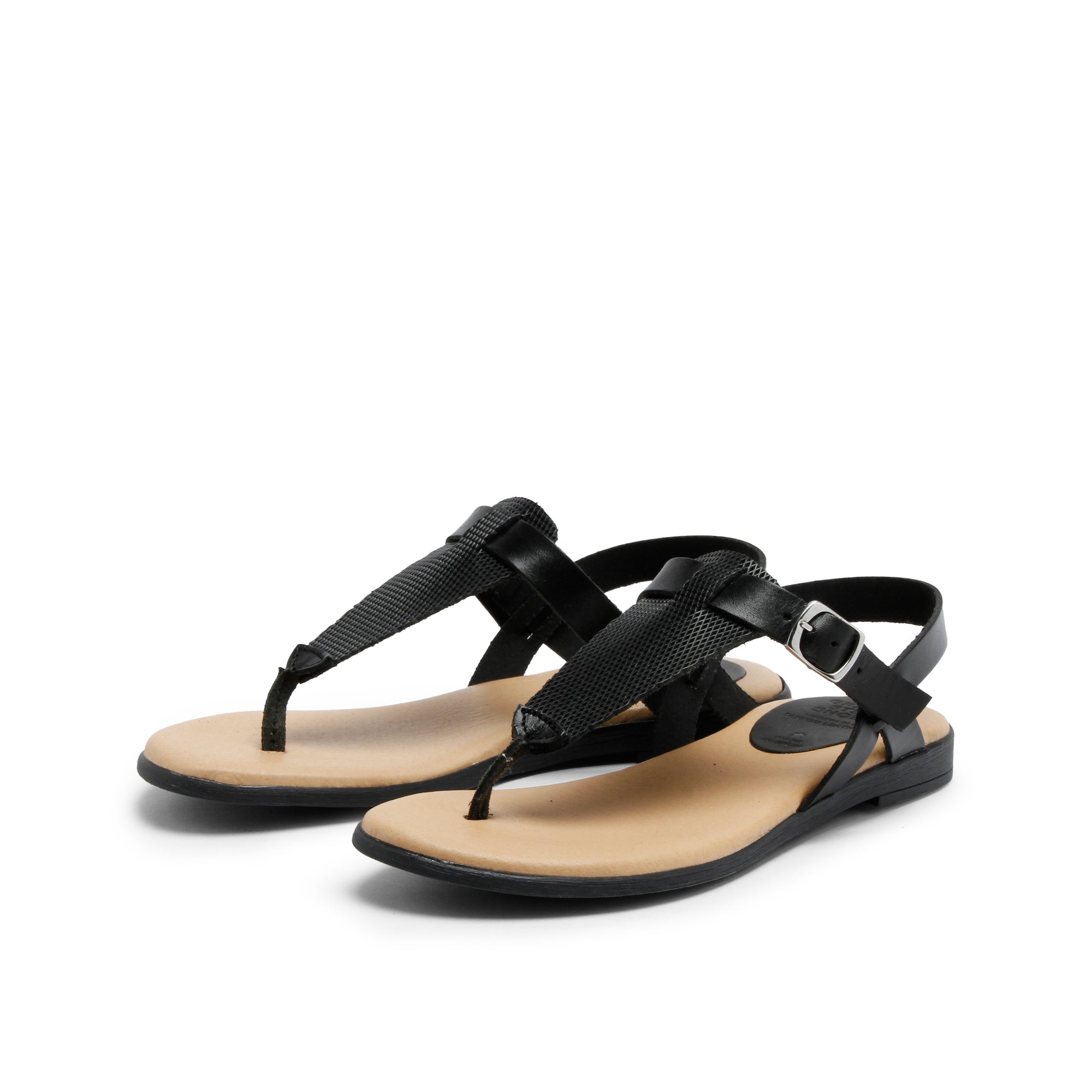 FLORA Sandals in Black - Ecomarket.com