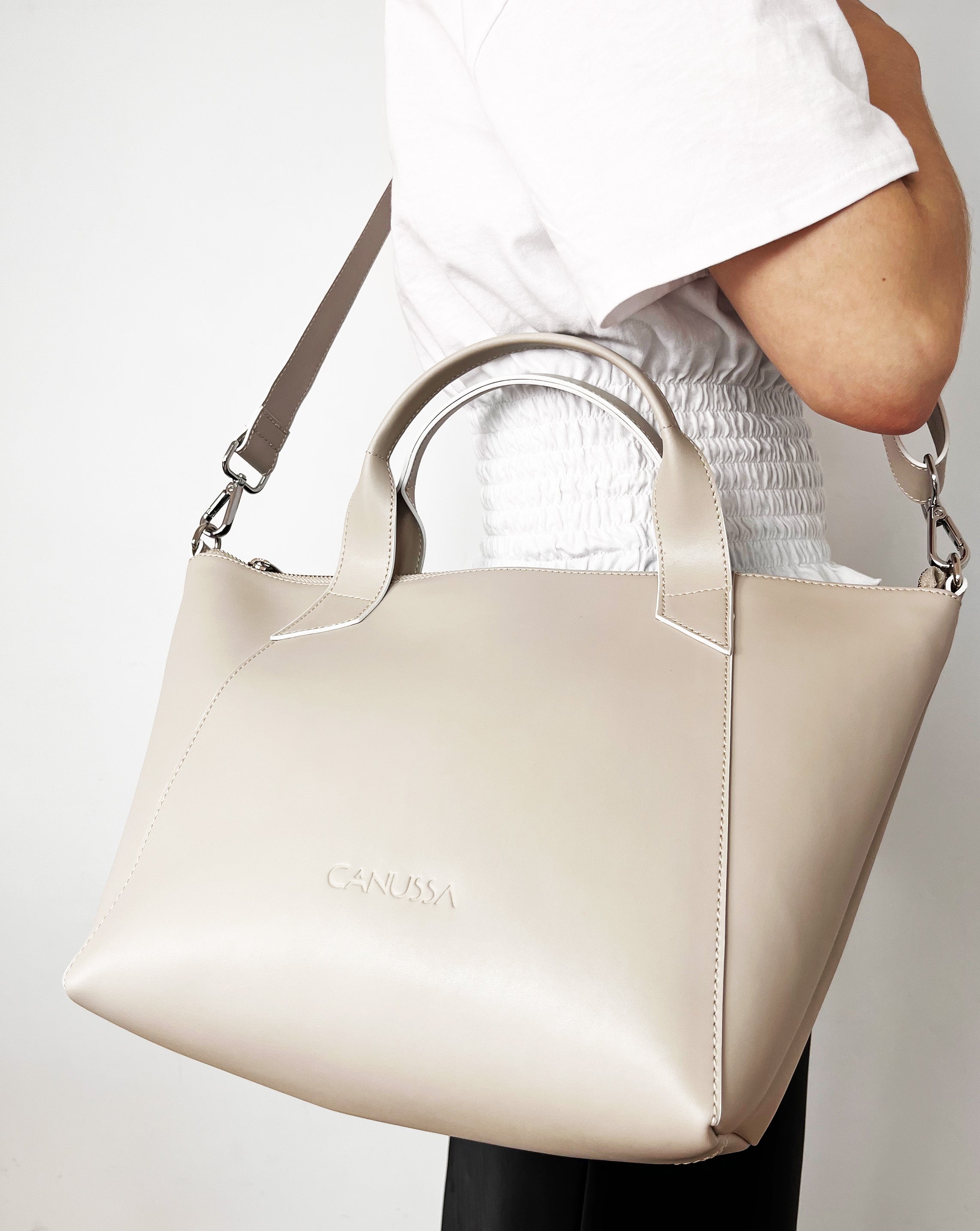 Trotto crossbody bag - Stone - Ecomarket.com