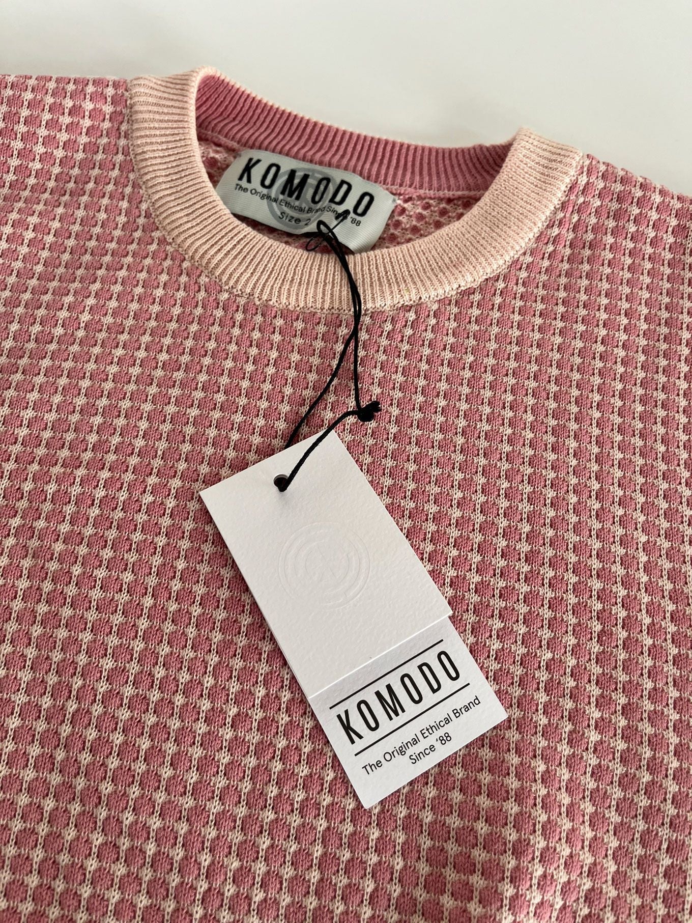 HANA organic Cotton Sweater - Pink - Ecomarket.com