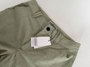 MAKULU - Organic cotton trouser - Green ticking stripe - Ecomarket.com