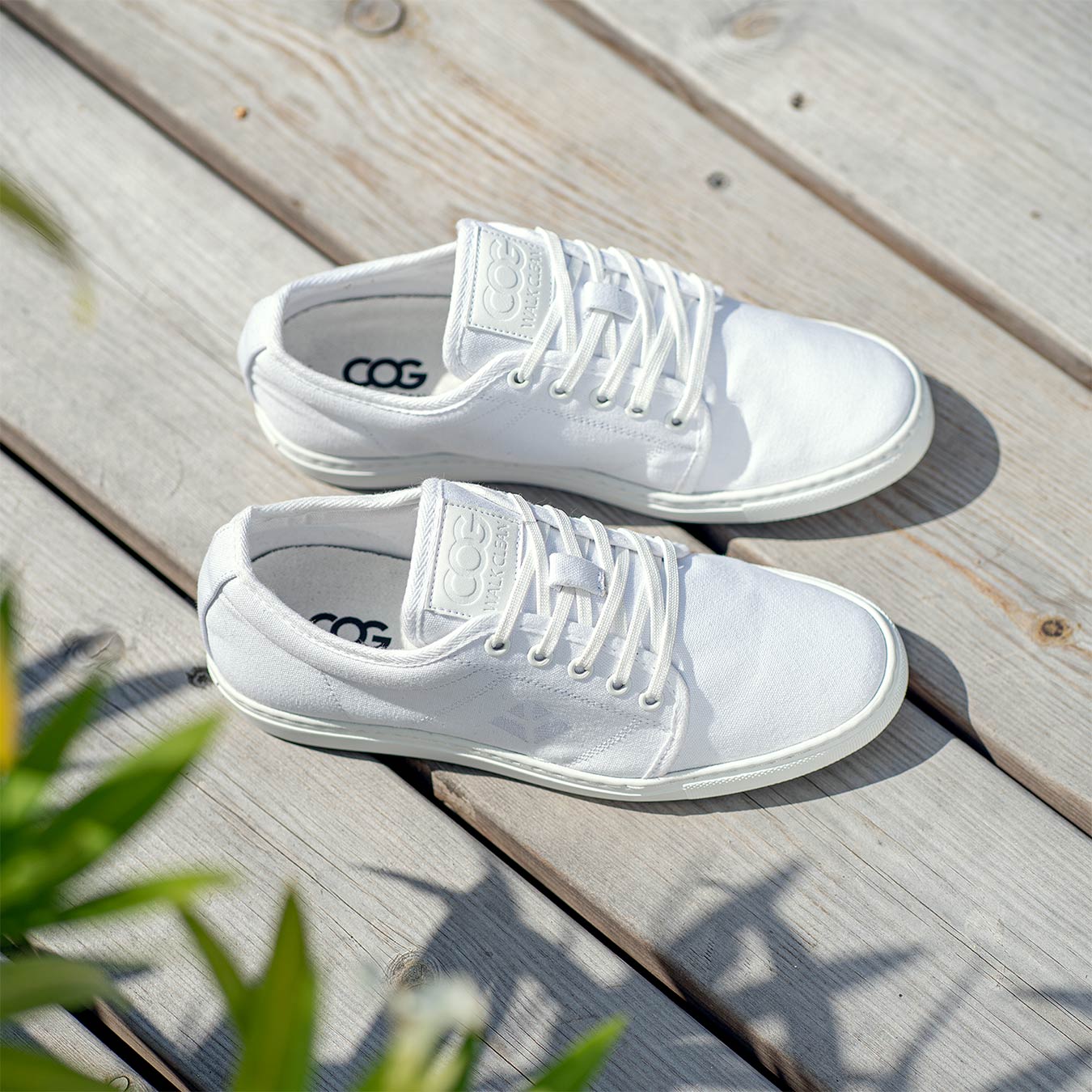 Zapatilla Vegana Gaia blanca