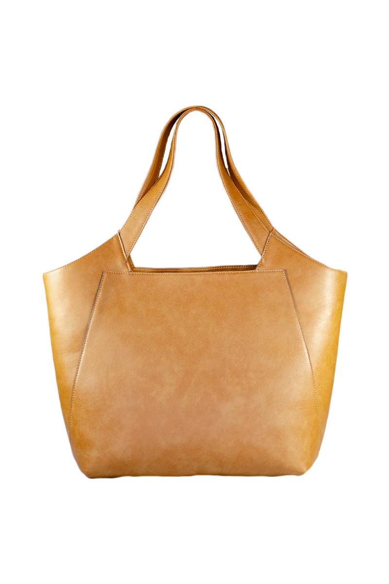 Bolso mujer elegante vegana - camel