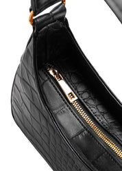 AUDREY BAG – Corn Leather in Black Croco