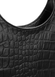 AUDREY BAG – Corn Leather in Black Croco