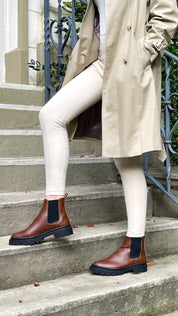 MOLLY Botas Veganas Marrón