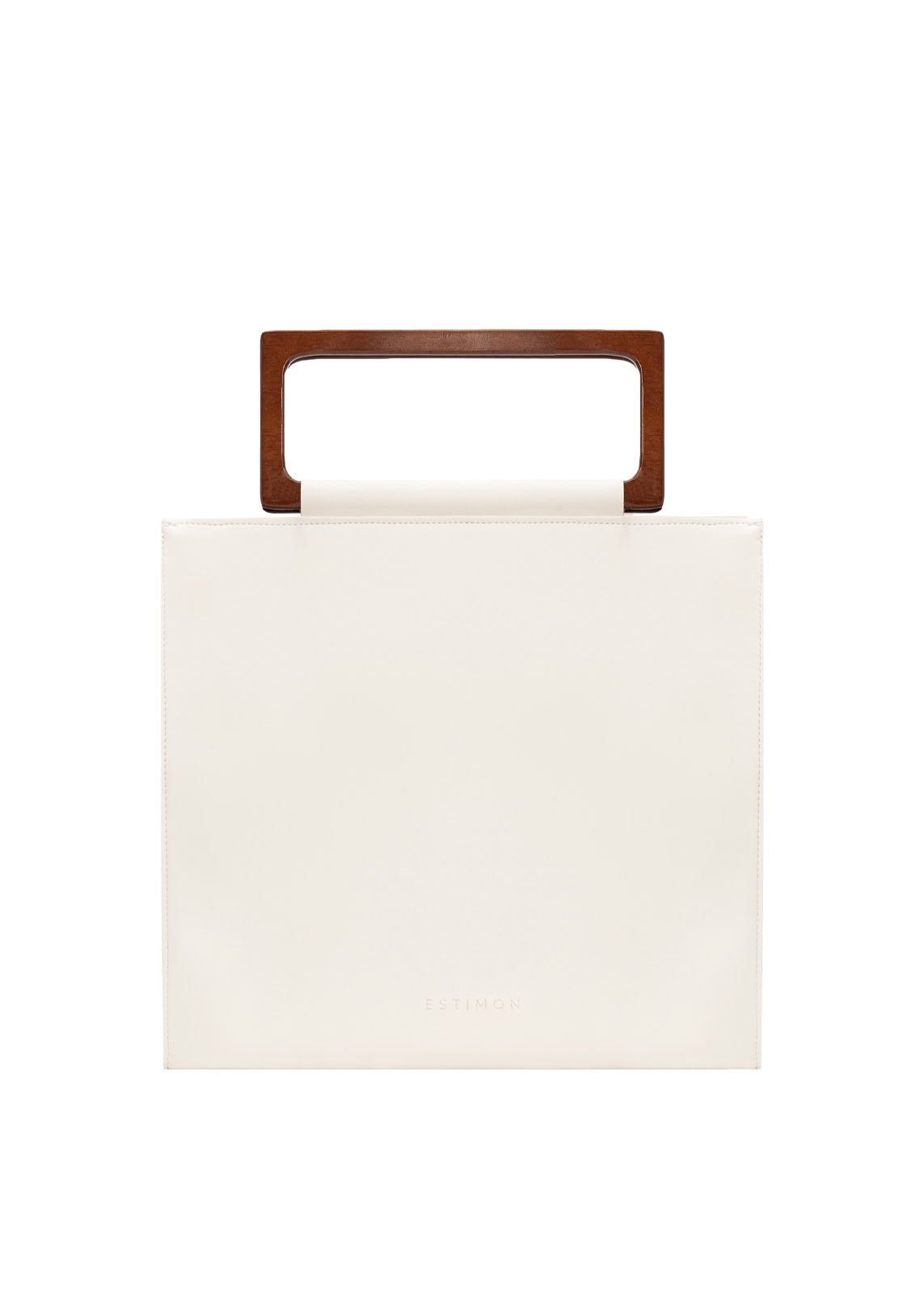 BASKET BAG olive leather cream
