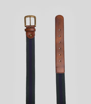 Solari Milano - Sempione - Woven Fabric Belts for Men – Green and Blue